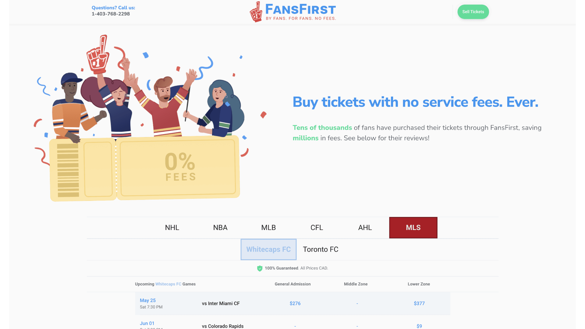 Fansfirst Tickets